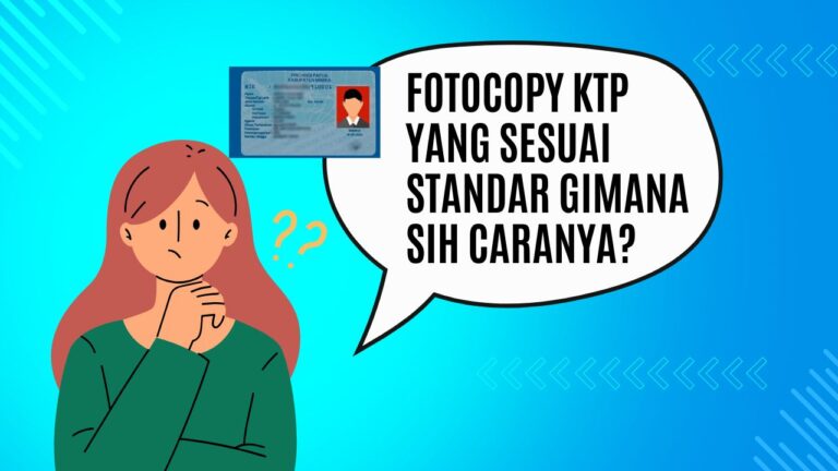 Cara Fotocopy KTP Resmi